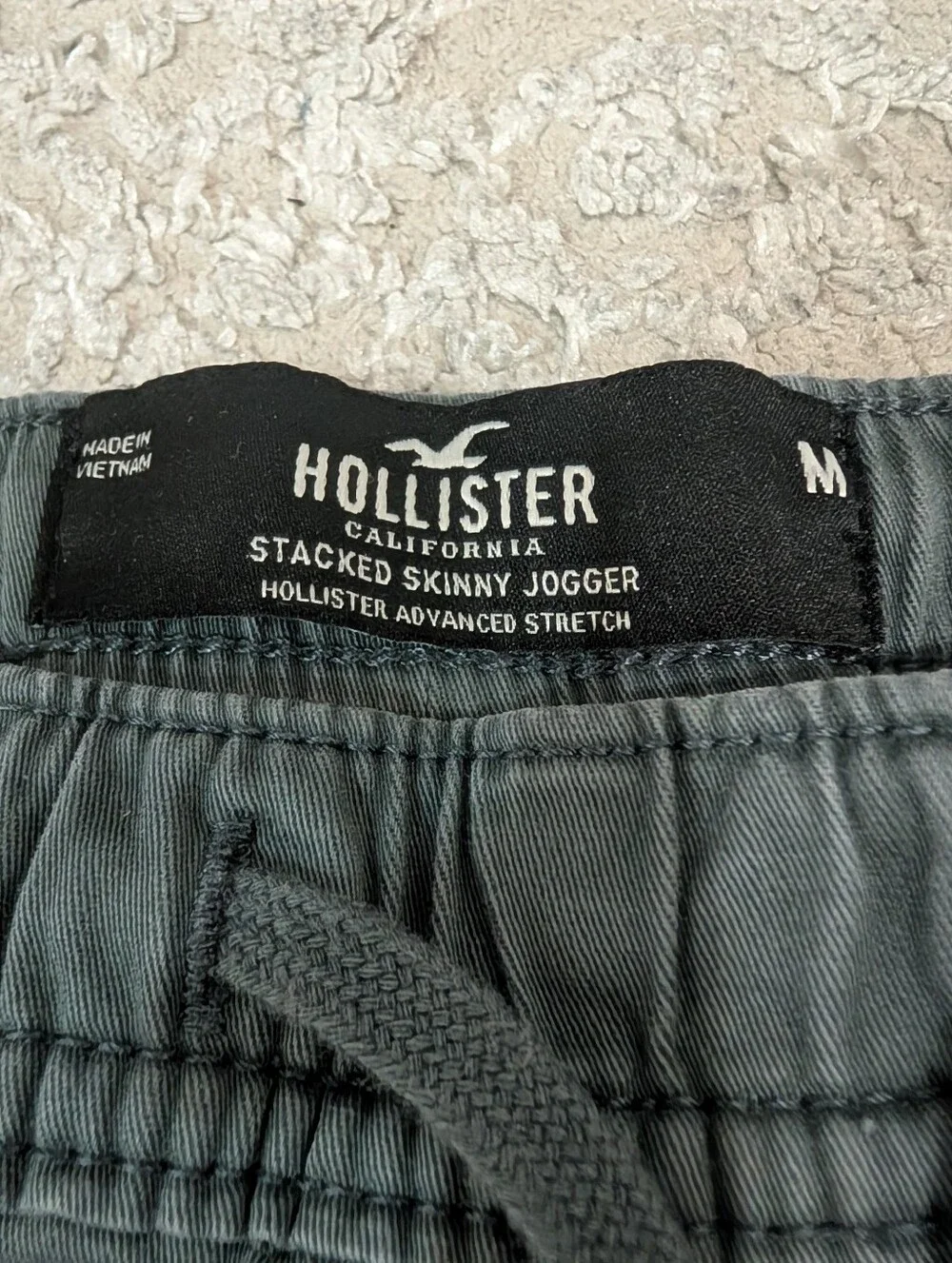Hollister Men's  Gray Drawstring Joggers